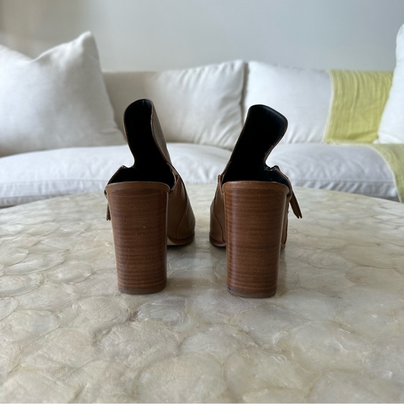 Brown Rebecca Minkoff Aiden Heeled Mule - Picture 4 of 5